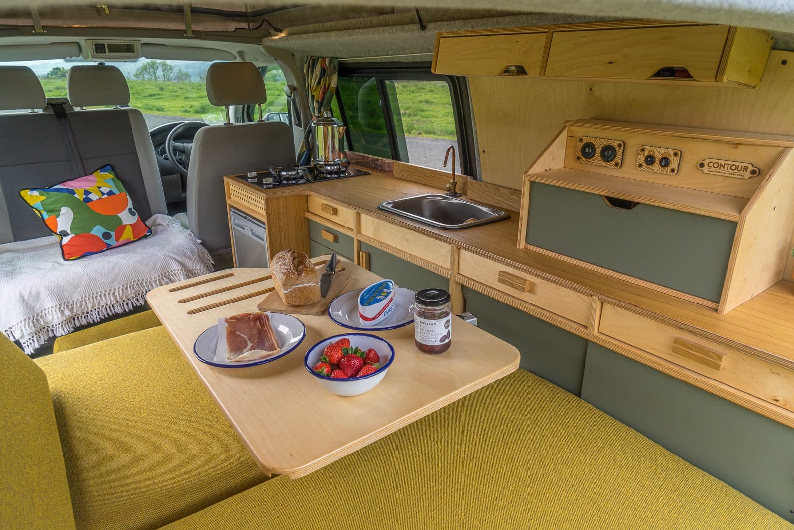 Wensley OR Yan our beautiful home crafted camper vans!